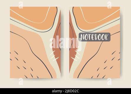 Abstract creative universal artistic template - doodle hand drawn elements Stock Vector