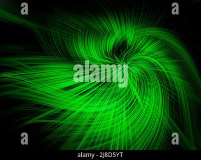 Abstract background green. New age concept illustration Stock Photo