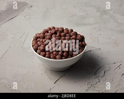 Chocolate Corn balls   in bowl over Stock Photo