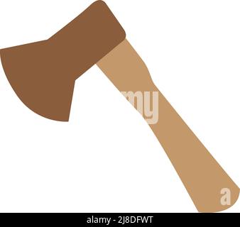 axe vector illustration on white background Stock Vector