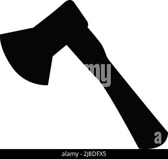 axe icon vector illustration on white background Stock Vector