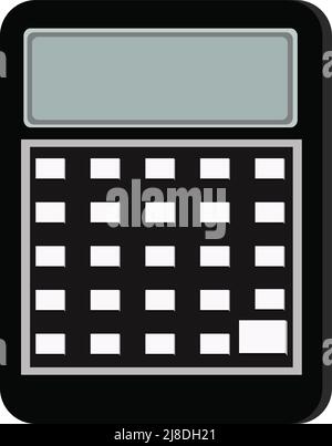 calculator icon vector illustration. on white background Stock Vector