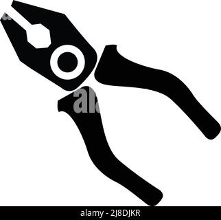 the cutting player icon on white background Stock Vector