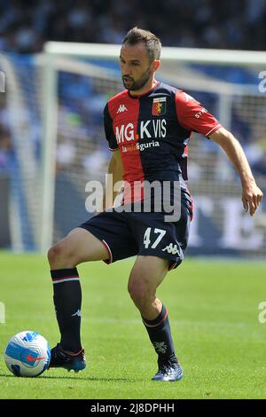 Milan, Italy. 15 May 2022. Jose Luis Palomino of Atalanta BC competes ...