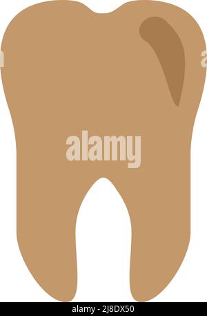 teeth icon vector illustration on white background Stock Vector