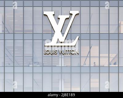 Louis vuitton LV logo on paper texture illustration Stock Photo - Alamy