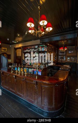 Interior of Traditional Old English Pub Stock Photo - Alamy