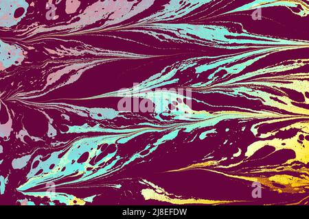 Abstract creative marbling pattern for fabric, design background texture abstract Stock Photo