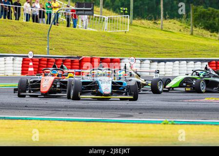 Sao Paulo, Brazil. 31st July, 2022. Drivers in action during the BRB  Formula 4 Brazil race at Interlagos racetrack. July 31, 2022, Sao Paulo,  Brazil: Drivers in action during the BRB Formula