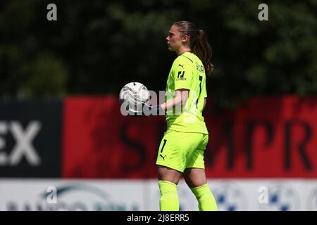 Milan, Italy. 14th May, 2022. Laura Giuliani (AC Milan) during AC Milan vs Juventus FC, Italian football Serie A Women match in Milan, Italy, May 14 2022 Credit: Independent Photo Agency/Alamy Live News Stock Photo