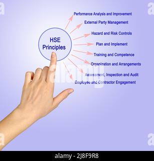 Eight HSE Principles Stock Photo - Alamy