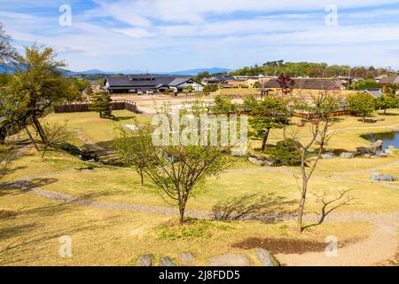 The Rakusan-en is a traditional Japanese garden located in the town of Kanra, Gunma Prefecture, Japan. Stock Photo