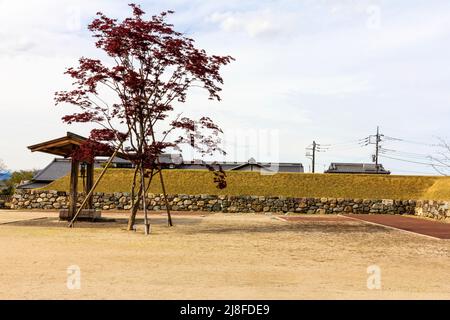 The Rakusan-en is a traditional Japanese garden located in the town of Kanra, Gunma Prefecture, Japan. Stock Photo