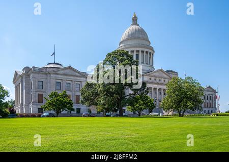 Arkansas State Capitol building in downtown Little Rock, Arkansas. (USA) Stock Photo