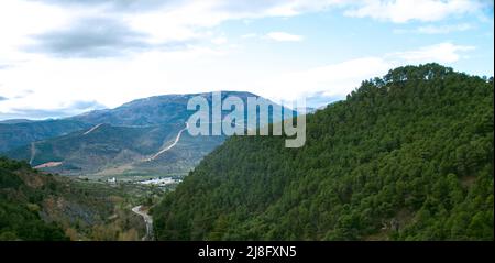 Mountain range of Gador, Spain Stock Photo