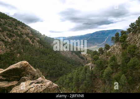 Mountain range of Gador, Spain Stock Photo