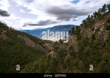 Mountain range of Gador, Spain Stock Photo