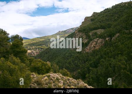 Mountain range of Gador, Spain Stock Photo