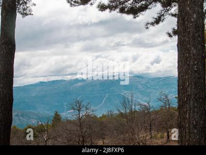 Mountain range of Gador, Spain Stock Photo