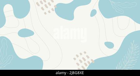 Abstract universal artistic background template. For cover invitation banner poster brochure postcard flyer. Vector illustration Stock Vector