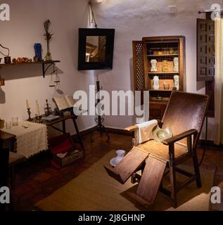 Miguel de Cervantes House Museum. Alcala de Henares, Region of Madrid, Spain. Stock Photo