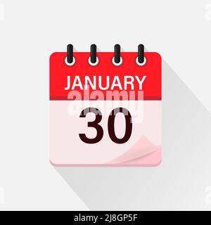 Calendar Month Icon. Thirty 30 Day Month Year Deadline Appointment ...