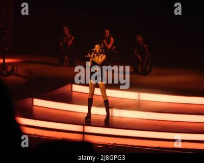 Angele live concert at Palais Nikaia in Nice, France Stock Photo