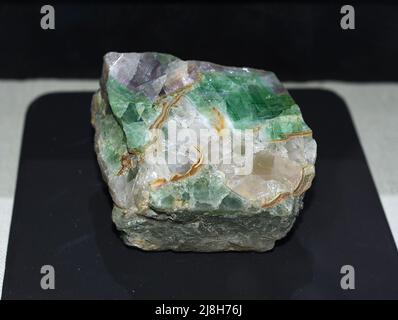 Fluorite mineral found in Mongolia Stock Photo