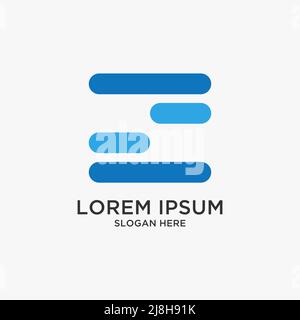 Letter Z strip logo design Stock Vector