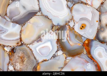 Natural Agate luxury natural stone for perfect interior design. Stock Photo