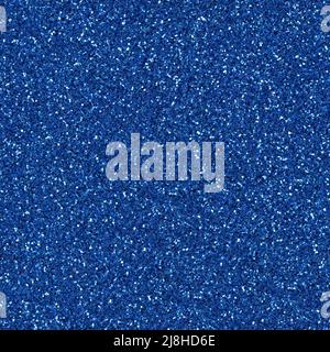 Dark blue shiny glitter, sparkle confetti texture. Christmas seamless pattern. Stock Photo