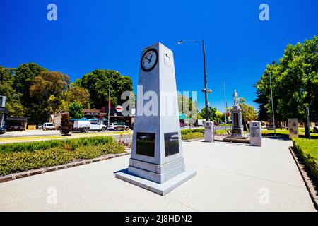 Historic Myrtleford Town Centre Stock Photo