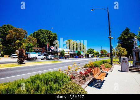 Historic Myrtleford Town Centre Stock Photo