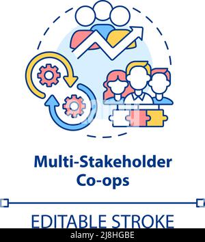 Startup multi color concept icon Stock Vector Image & Art - Alamy