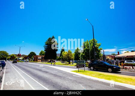 Historic Myrtleford Town Centre Stock Photo