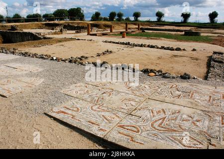 Portugal. Roman ruins of Villa Cardillio. 1st-4th centuries AD. View of the ruins. Stock Photo