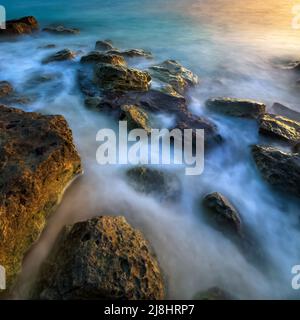 RAS TANURA Beach near Jubail, Saudi Arabia. Stock Photo