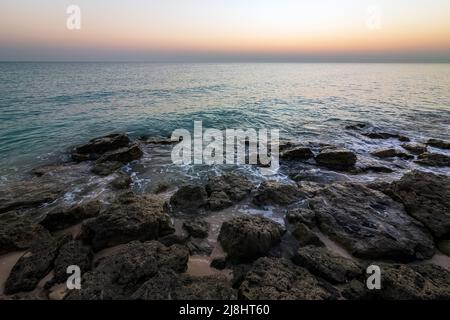 RAS TANURA Beach near Jubail, Saudi Arabia. Stock Photo