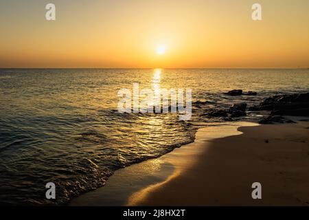 RAS TANURA Beach near Jubail, Saudi Arabia. Stock Photo