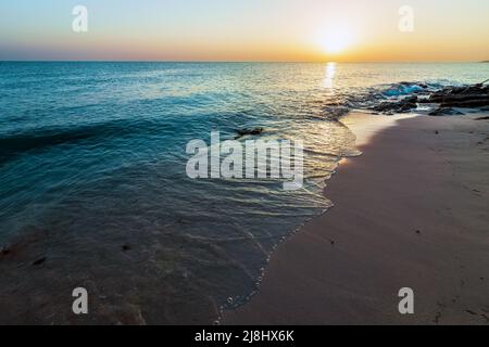 RAS TANURA Beach near Jubail, Saudi Arabia. Stock Photo