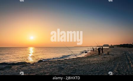 RAS TANURA Beach near Jubail, Saudi Arabia. Stock Photo