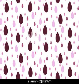 Kids seamless water drops pattern for fabrics and textiles and linens and gifts and wrapping paper Stock Photo