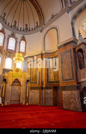 Molla Zeyrek Mosque in Istanbul. Former Byzantine church. Istanbul Turkey - 10.15.2021 Stock Photo