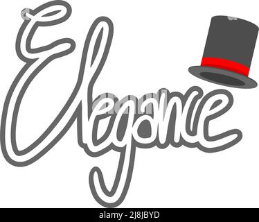 Elegance stick Stock Vector