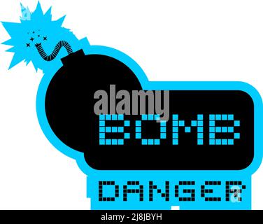 Bomb danger Stock Vector