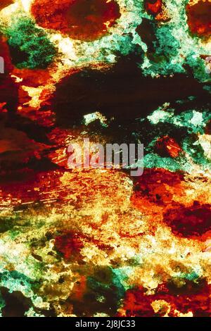 Abstract texture from oil art paint stains on paper. Textured abstract background. Blurred texture oil paint. Abstract multicolor textural background Stock Photo