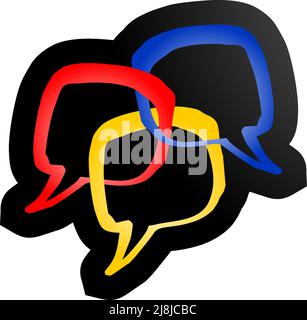 Color comic Stock Vector