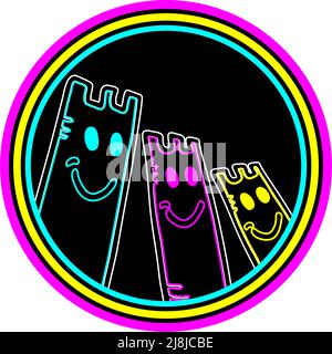 Friends color Stock Vector