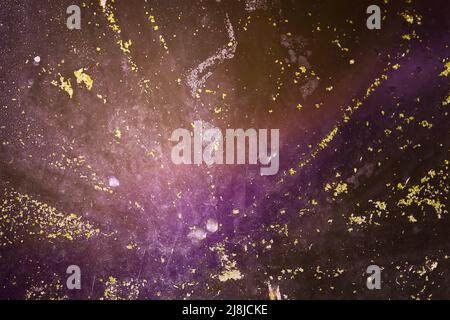 Abstract soft background. Drops of water on the glass. Subtle artistic image, copy space. Blurred neutral background. Old dirty dusty window glass. So Stock Photo