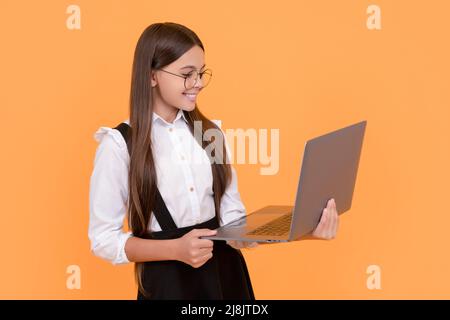 computer vision syndrome. nerd typing school blog. impact of computer on vision. Stock Photo